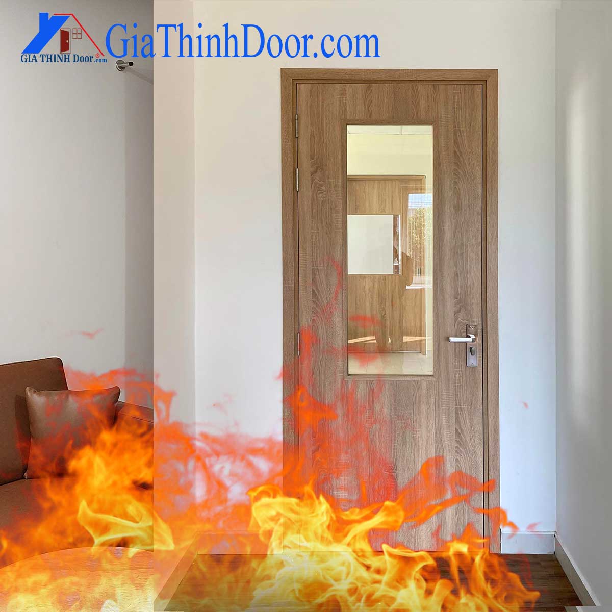 cửa gỗ chống cháy tại tphcm