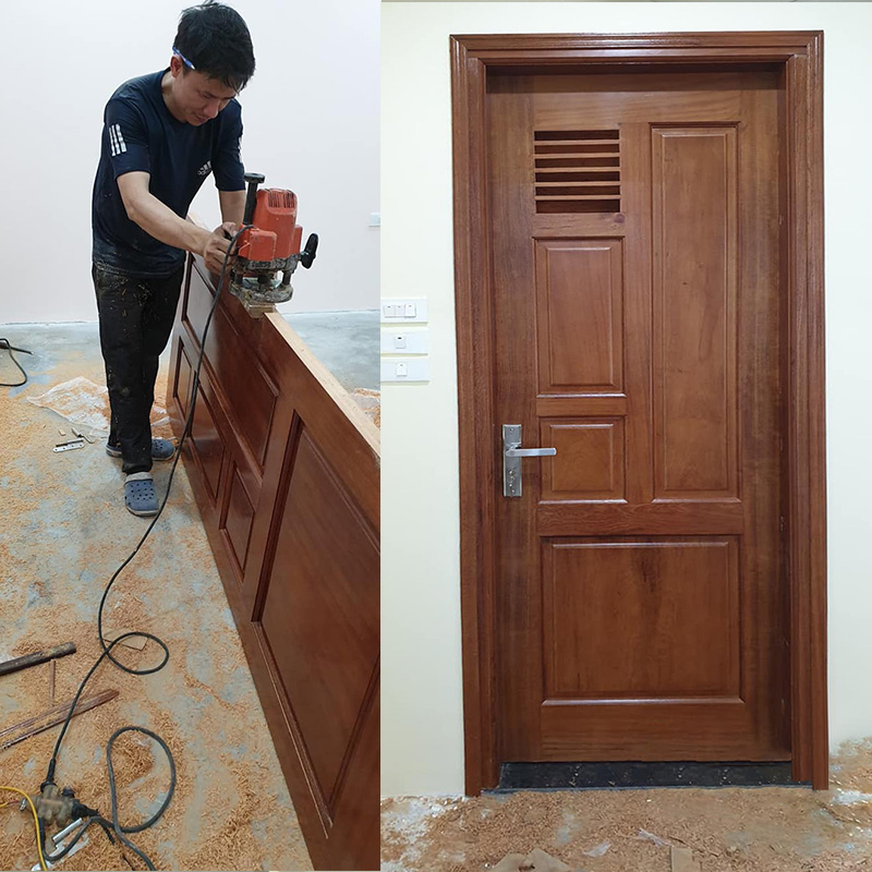 cửa gỗ nhà vệ sinh