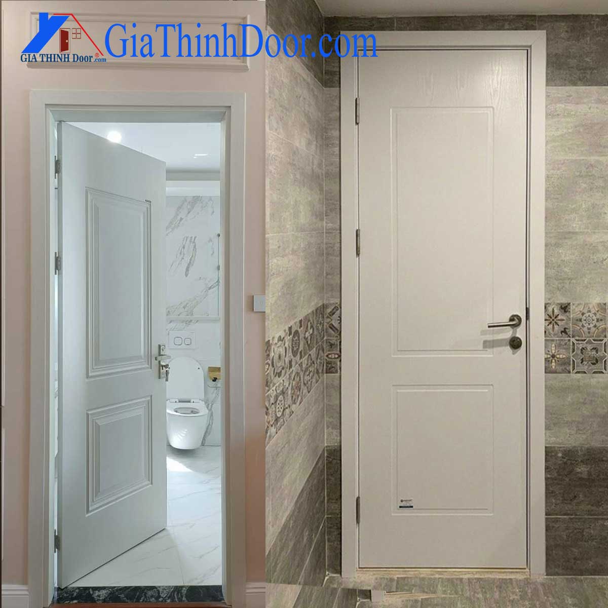 cửa nhà vệ sinh chất liệu composite
