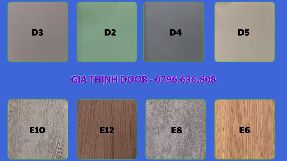 màu cửa composite hiện đại